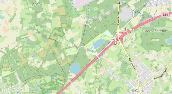 Área para autocaravana en la tarjeta