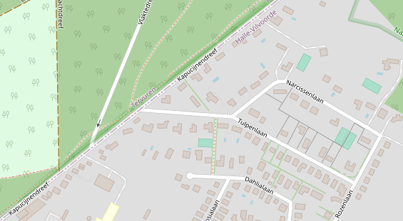 Stellplatz auf Satellitenbild