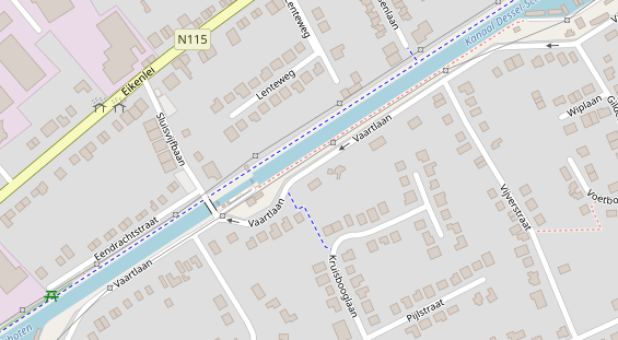 Stellplatz auf Satellitenbild