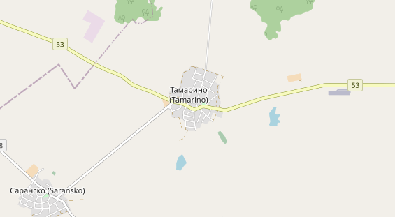 Aire camping-car sur la carte