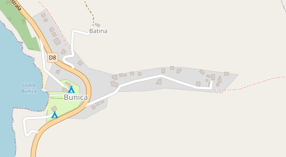 Stellplatz auf Satellitenbild