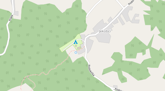 Stellplatz auf Satellitenbild