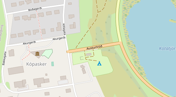 aire de camping-car auf Karte