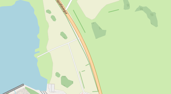 Stellplatz auf Satellitenbild