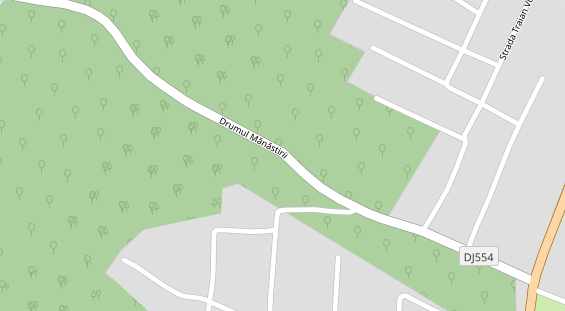 Stellplatz auf Satellitenbild