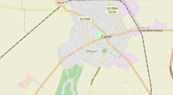 Área para autocaravana en la tarjeta