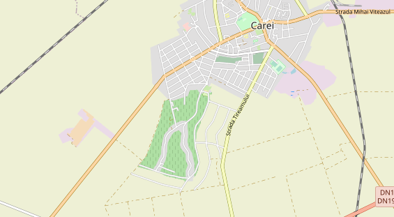 Área para autocaravana en la tarjeta