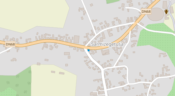 Stellplatz auf Satellitenbild