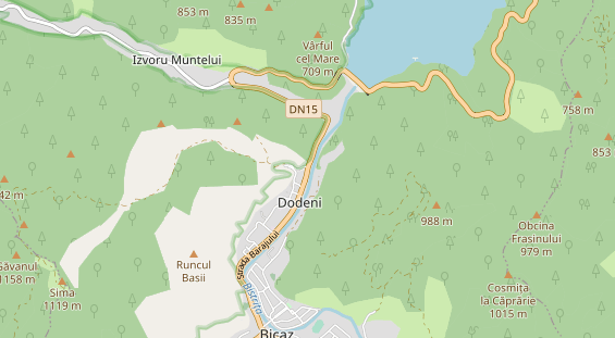 Aire camping-car sur la carte