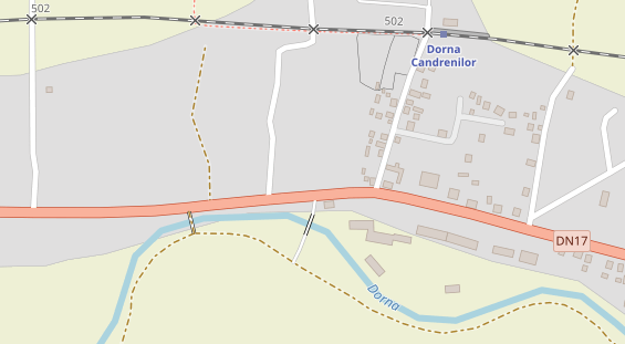 Stellplatz auf Satellitenbild