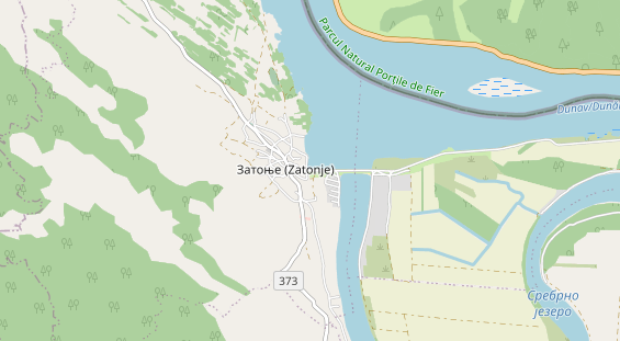 Area di sosta per camper sulla carta