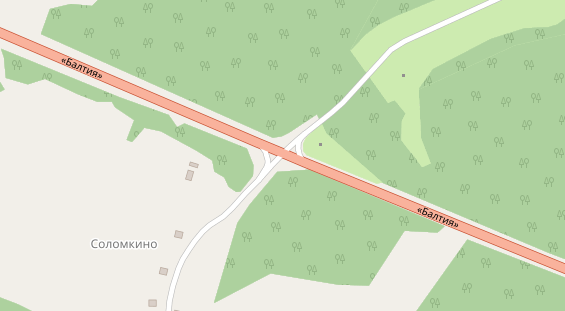 Stellplatz auf Satellitenbild