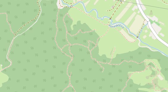 Stellplatz auf Satellitenbild