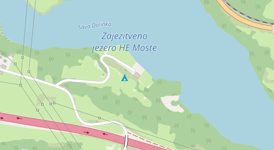 Stellplatz auf Satellitenbild