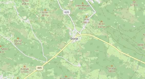 Stellplatz auf Karte