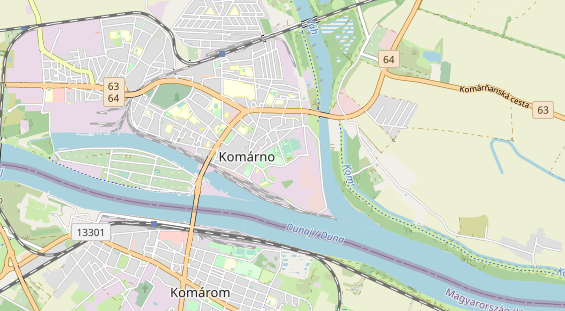 Area di sosta per camper sulla carta