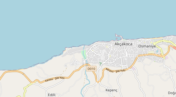 Aire camping-car sur la carte