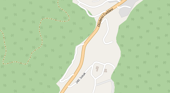 Stellplatz auf Satellitenbild