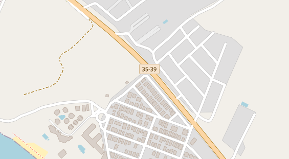 Stellplatz auf Satellitenbild