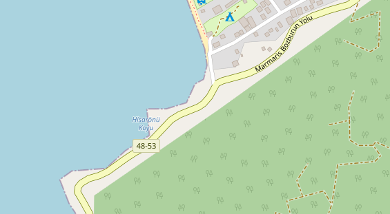 Stellplatz auf Satellitenbild