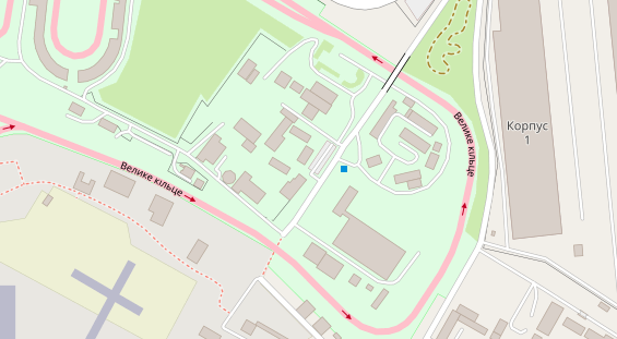 Stellplatz auf Satellitenbild