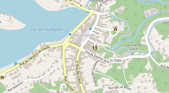 aire de camping-car auf Karte