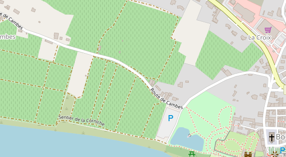 Stellplatz auf Karte