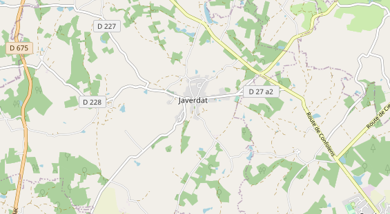 Aire camping-car sur la carte