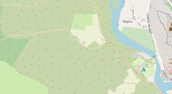 Stellplatz auf Satellitenbild