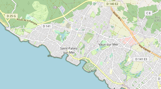 Área para autocaravana en la tarjeta