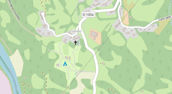 area sosta camper auf Karte