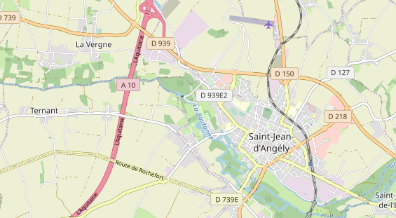 Area di sosta per camper sulla carta