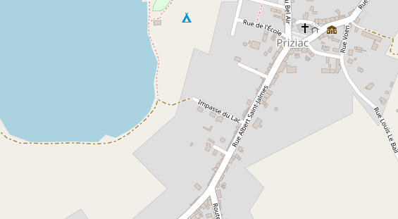 Stellplatz auf Satellitenbild