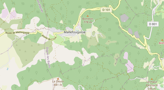 Camperplaats op kaart