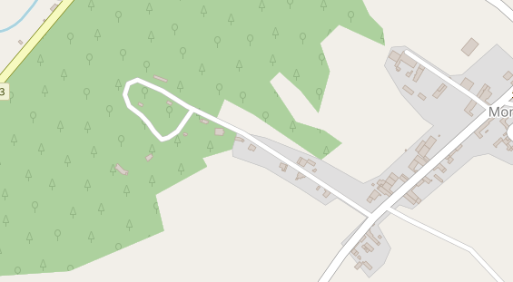 Stellplatz auf Satellitenbild