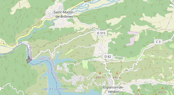 Stellplatz auf Karte