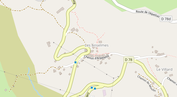 RV parking auf Karte