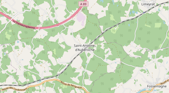 Área para autocaravana en la tarjeta