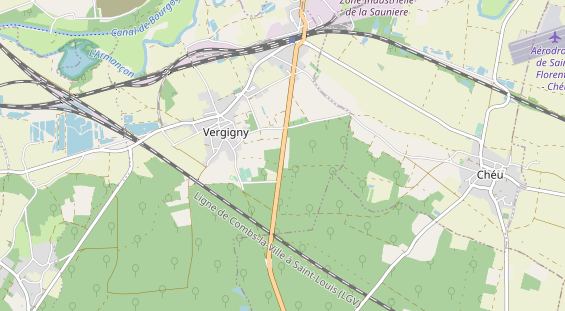 Área para autocaravana en la tarjeta