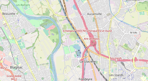 Área para autocaravana en la tarjeta