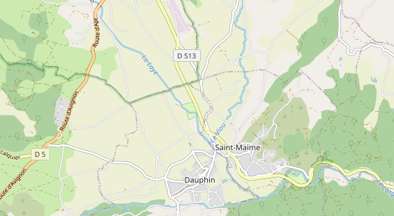 Aire camping-car sur la carte