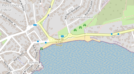 Stellplatz auf Satellitenbild