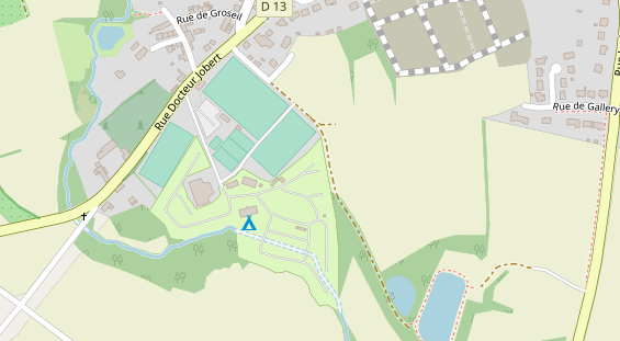 Stellplatz auf Satellitenbild