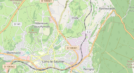 Area di sosta per camper sulla carta
