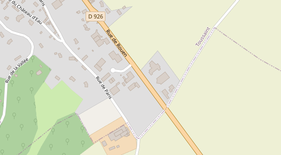 Stellplatz auf Satellitenbild