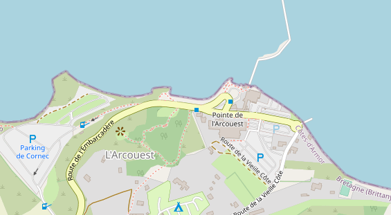 Stellplatz auf Karte