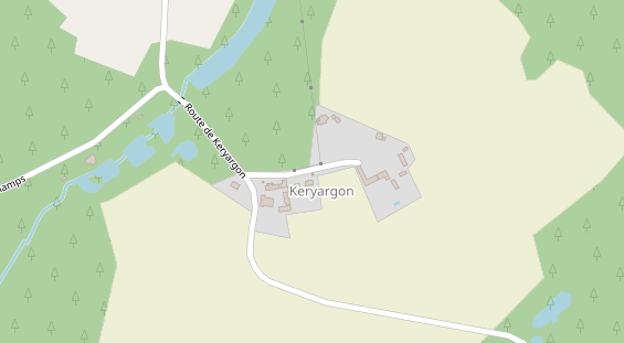 Stellplatz auf Satellitenbild