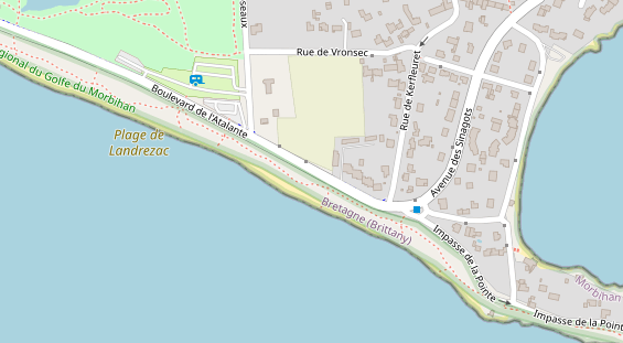 Stellplatz auf Satellitenbild