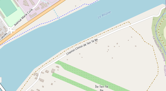 Stellplatz auf Satellitenbild