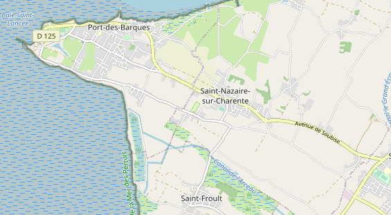 Área para autocaravana en la tarjeta